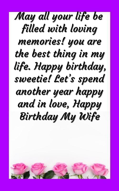 quotes for happy birthday wife